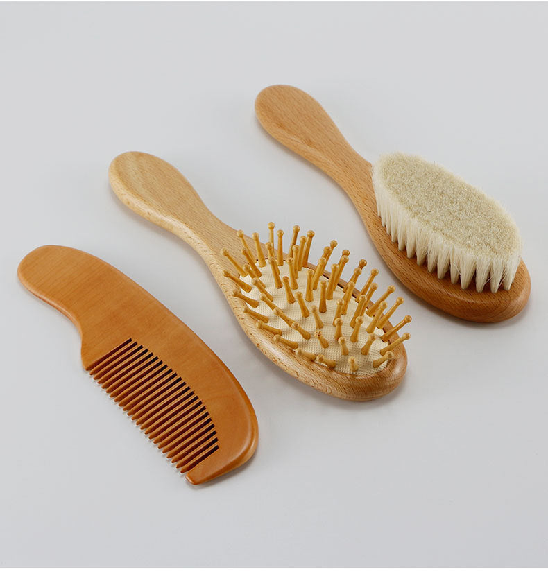 Baby Shower Shampoo Brush Small Comb Soft Bristles Brush Cleaning Care Tool