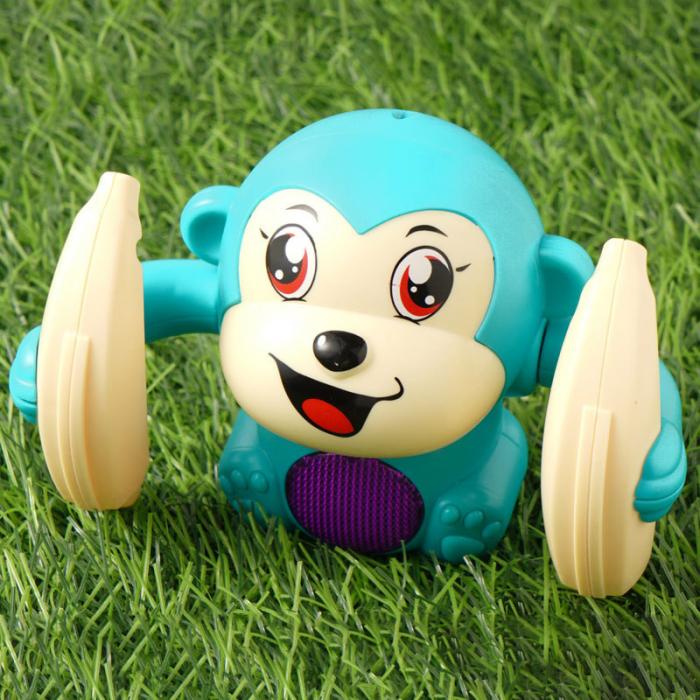 Baby Toys Electric Tumbling Monkey Light Music Puzzle Sound Tipping Monkey Kids Toys Early Educational Toys For Children Gifts - DCCOMPUTERS