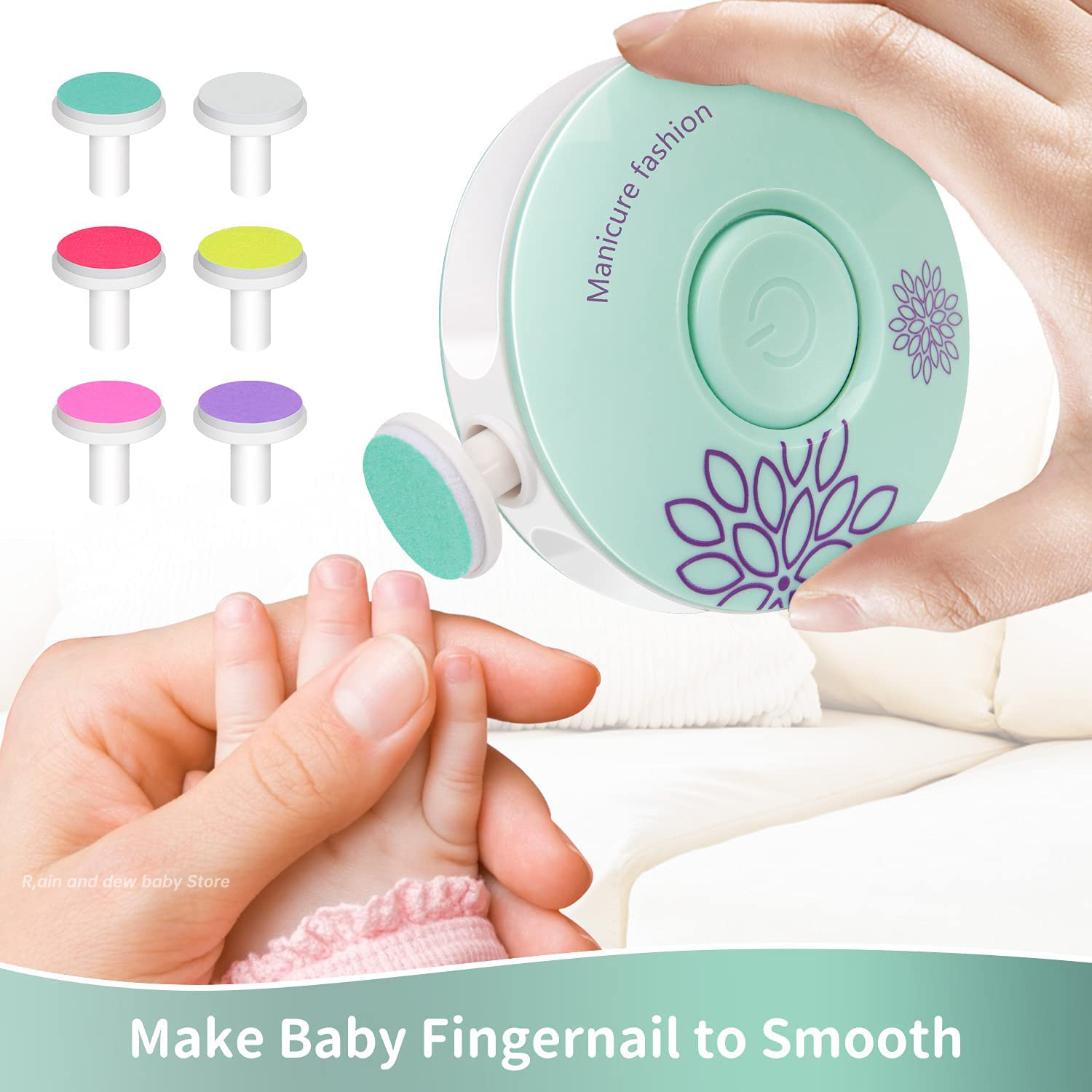 Baby Electric Nail Grinder Children's Nail Clipper Baby Nail Clipper Set Cutter For Newborn - DCCOMPUTERS