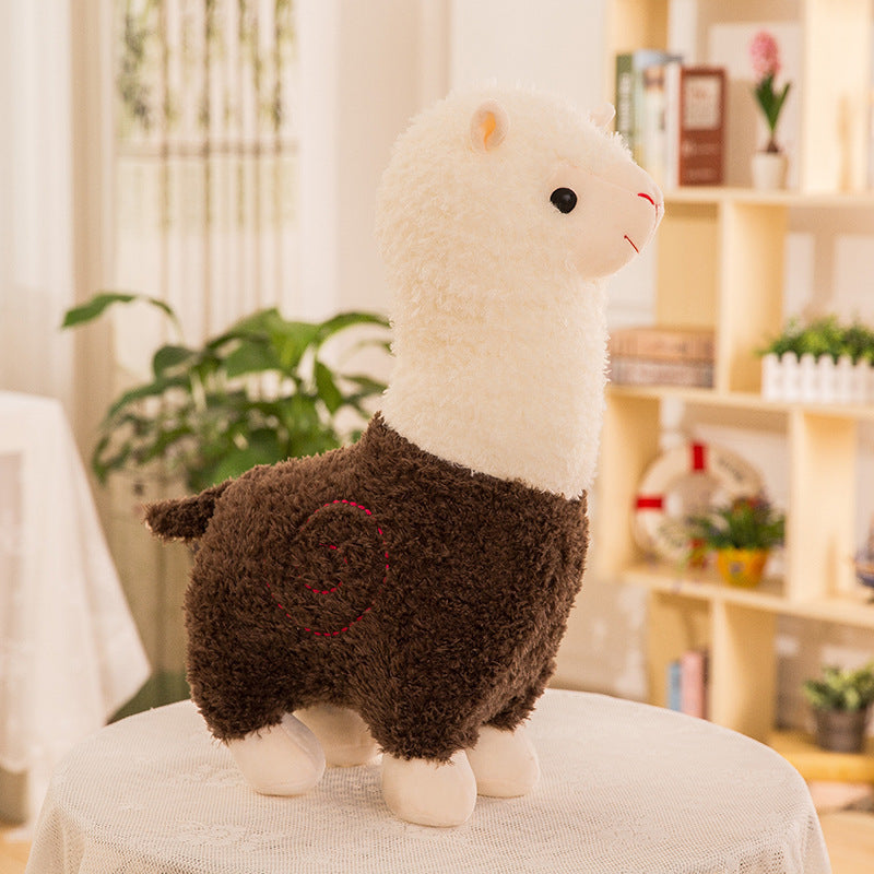 Creative Animal Toy Sheep Cashmere Wool Pillow Doll Cute Dolls Doll Birthday Gift Horse Alpaca