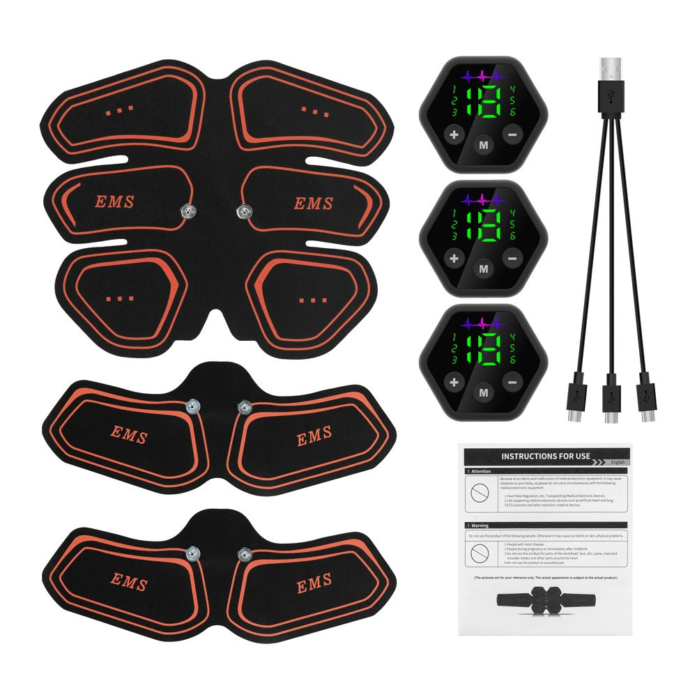 Digital Display Abdominal Muscle Patch EMS Muscle Massage - DCCOMPUTERS